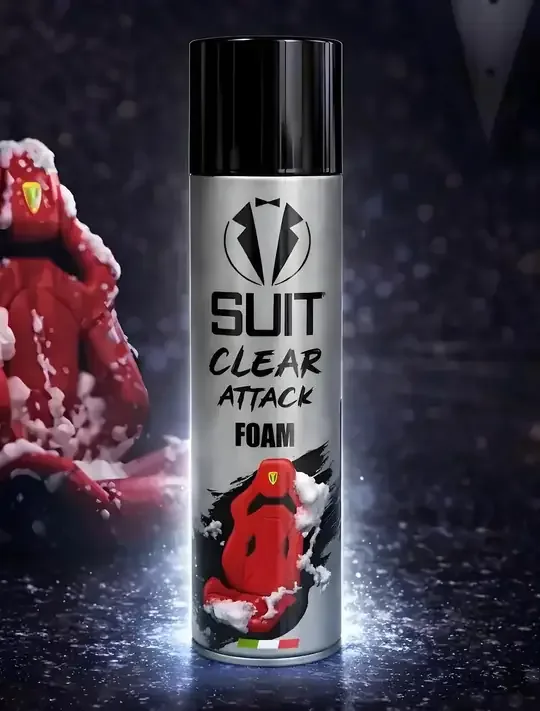 SUIT CLEAR ATTACK FOAM (TEMİZLEYİCİ TEX KÖPÜK) 500 ml — görsel 2